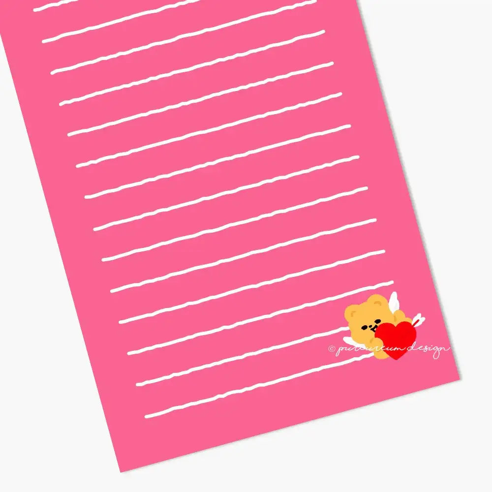 Pureureum Design - Cupid Bear Heart Collect Sticker - Pureureum Design - Home & Living, Accessories - Harumio