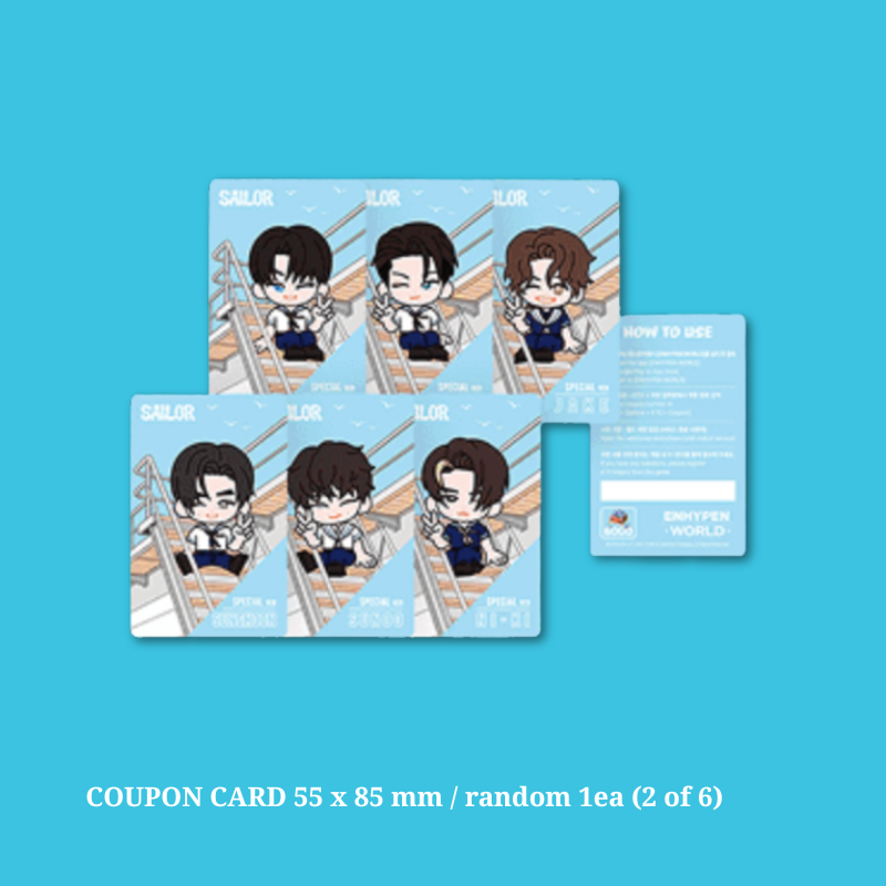 ENHYPEN: World Coupon Card Collection - Sailor Special Ver.
