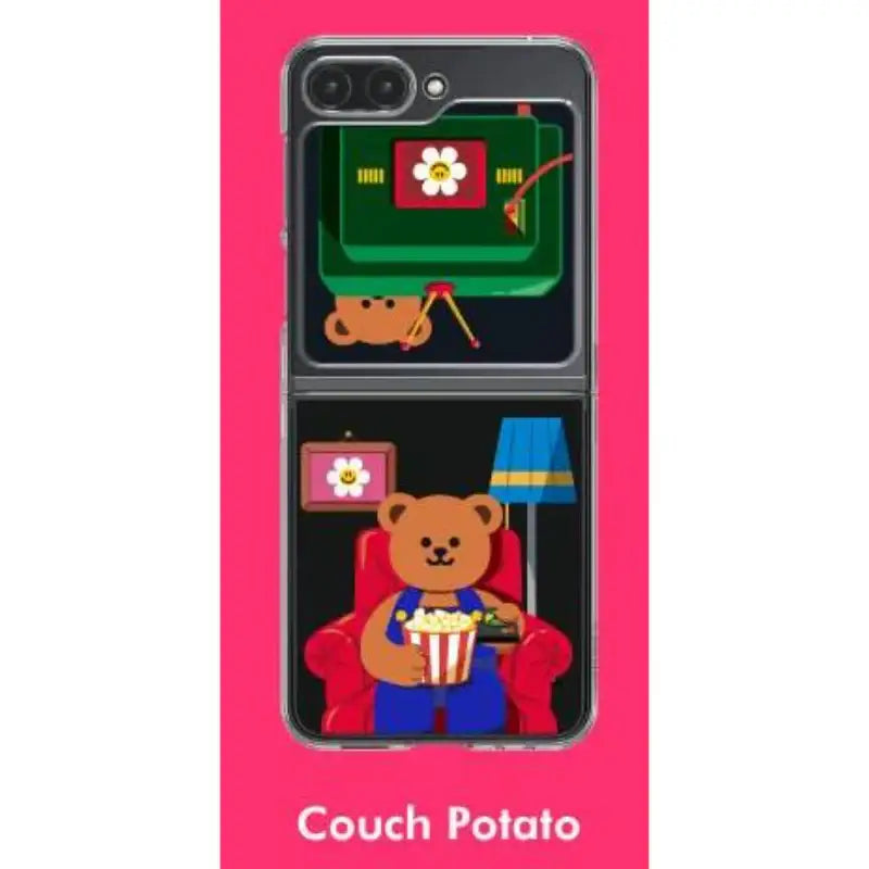 Wiggle Wiggle - Galaxy Z Flip 5 Transparent Case - Wiggle Wiggle - Phone Case - Harumio