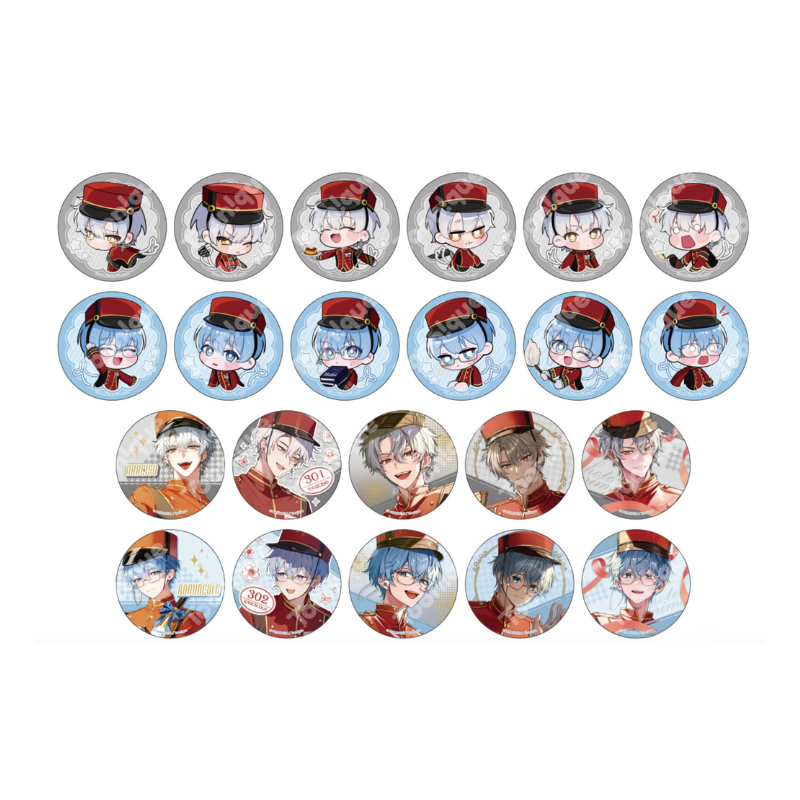 Psycode Oversleep & Yeon-i x Toonique - Illustration Can Badge (Random)