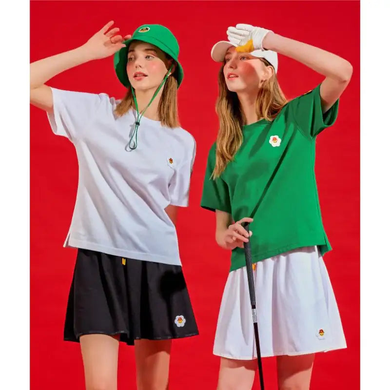 Wiggle Wiggle X Golden Bear - Jersey Flared Skirt - Wiggle Wiggle - Skirt - Harumio