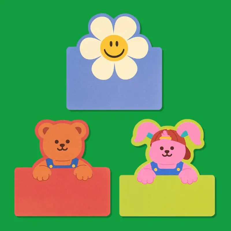 Wiggle Wiggle - Sticky Memo Set - Wiggle Wiggle - Stationary - Harumio