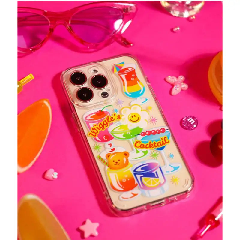 Wiggle Wiggle - iPhone Transparent Case 4 - Wiggle Wiggle - Phone Case - Harumio