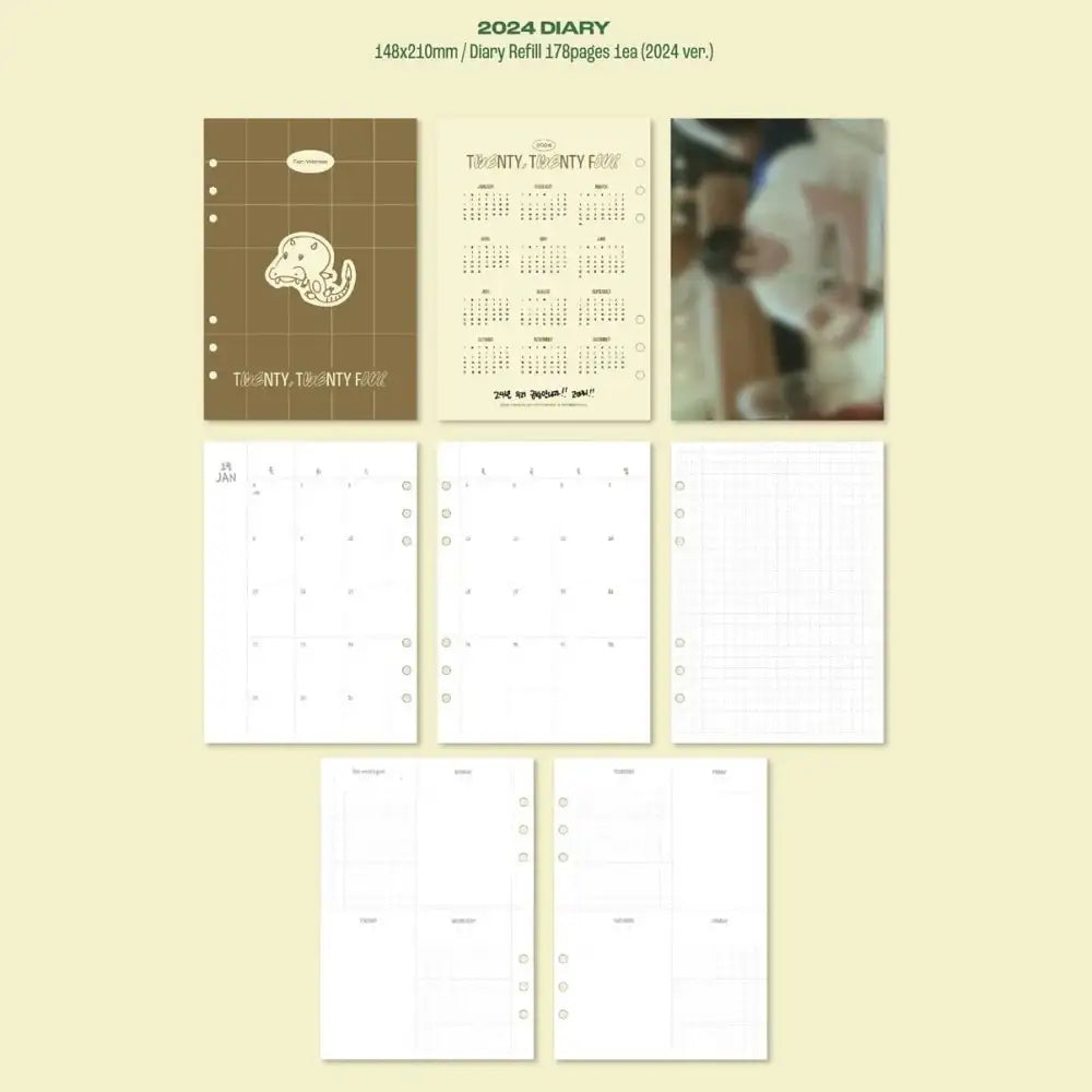 WONHO - Travel In 2023 / Vacation In 2024 : 2023 & 2024 Season's Greetings - Danal Entertainment / Highline Entertainment - Merchandise - Harumio