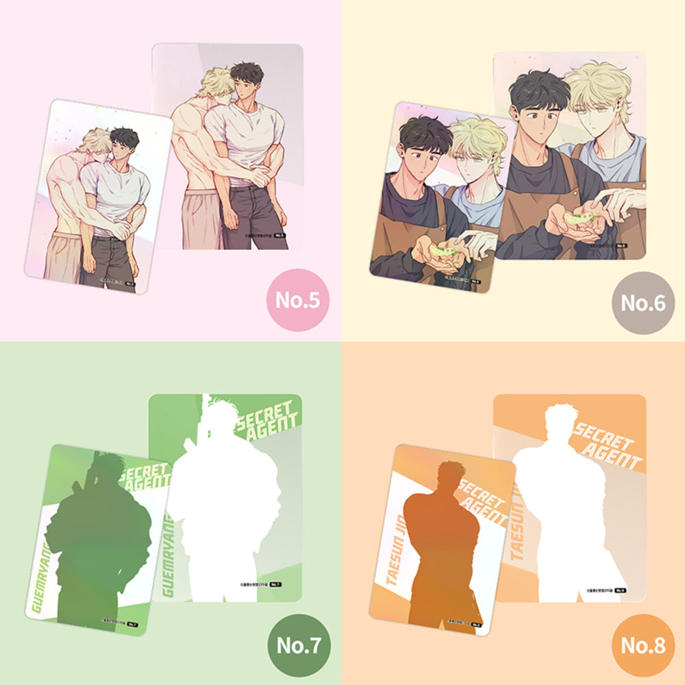 The Sacred Serpent's Seduction - Photocard Collection 8 Types (Random) - Webtoon Shop - Photocard - Harumio
