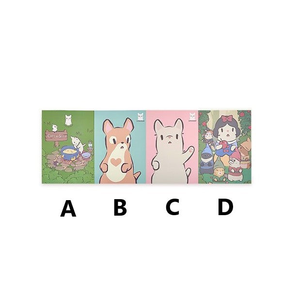 Cats and Soup X V-Square - Large Notebook