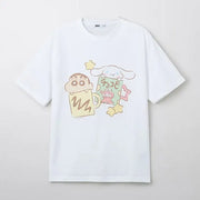 Cinnamoroll X Crayon Shin-chan - Basic Short Sleeve T-Shirt - SPAO - T-Shirt - Harumio