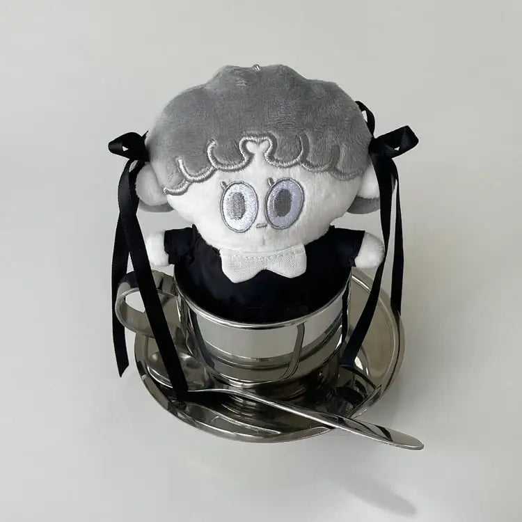 Standard Love Dance - LEEGONG Black Cherry Pie Doll Keyring - Line Friends Square - Keyring - Harumio