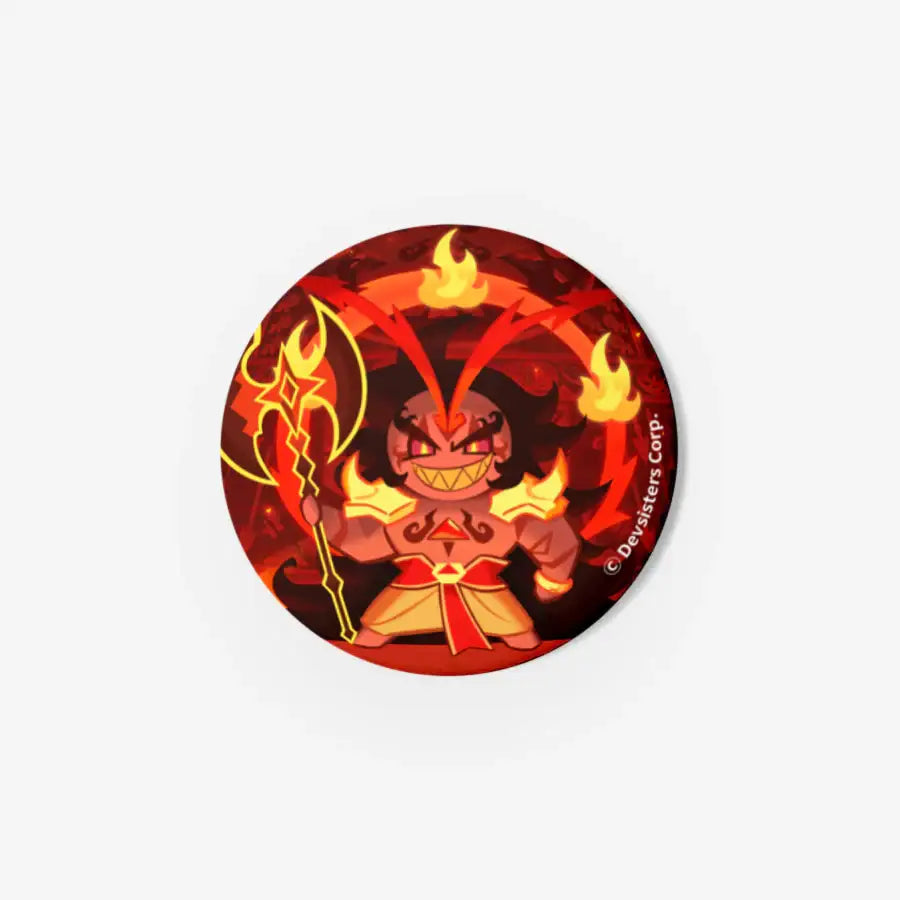 Cookie Run : Kingdom - Burning Spice Cookie Pin Button - Marpple Shop - Pin Button - Harumio