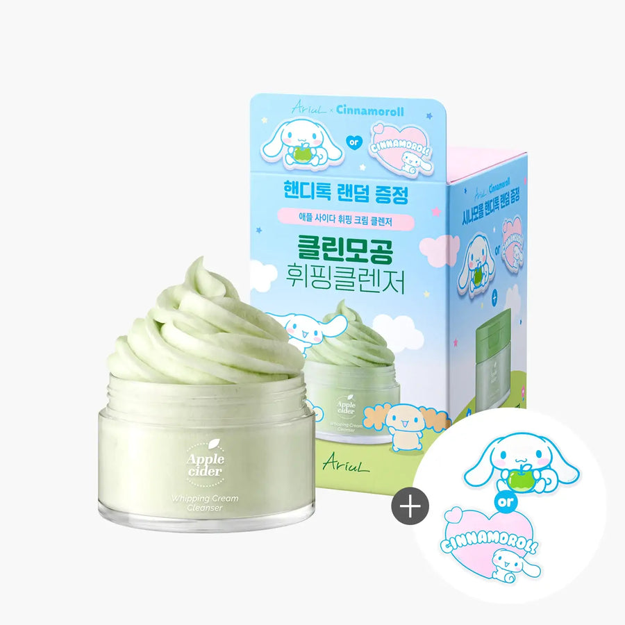 Ariul x Cinnamoroll - Apple Cider Whipping Cream Cleanser - Ariul x Cinnamoroll - Facial Cleansers - Harumio