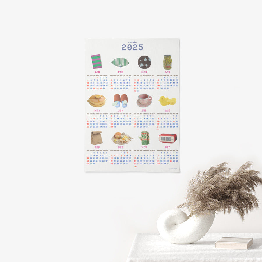 Jseolmin - 2025 Calendar Fabric Poster - Marpple Shop - Poster - Harumio