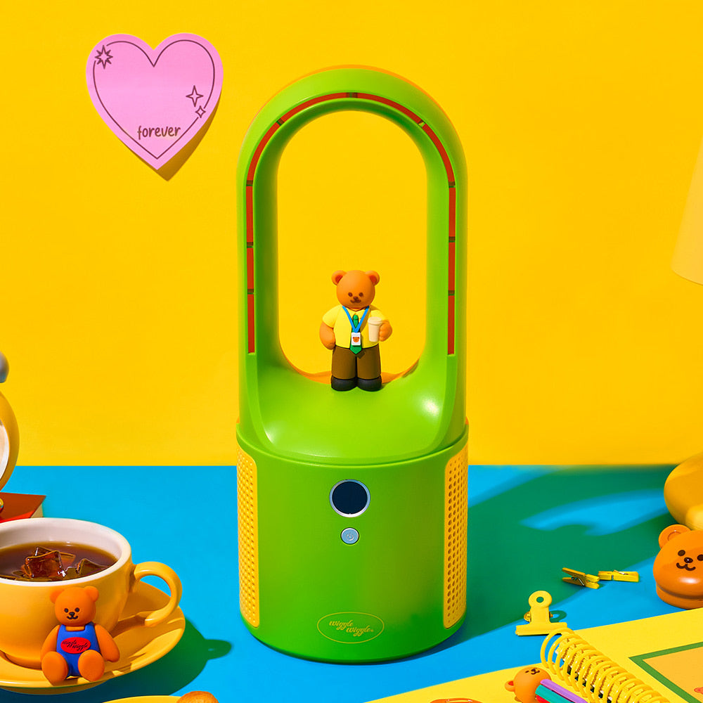 Wiggle Wiggle - Windless Figure Desk Fan (Office Wiggle Bear)