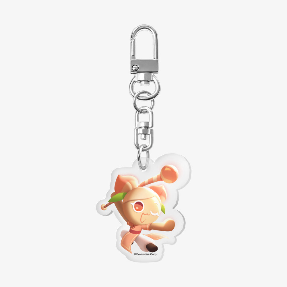 Cookie Run : Tower of Adventure - Peach Cookie Acrylic Keyring - Marpple Shop - Acrylic Keyring - Harumio