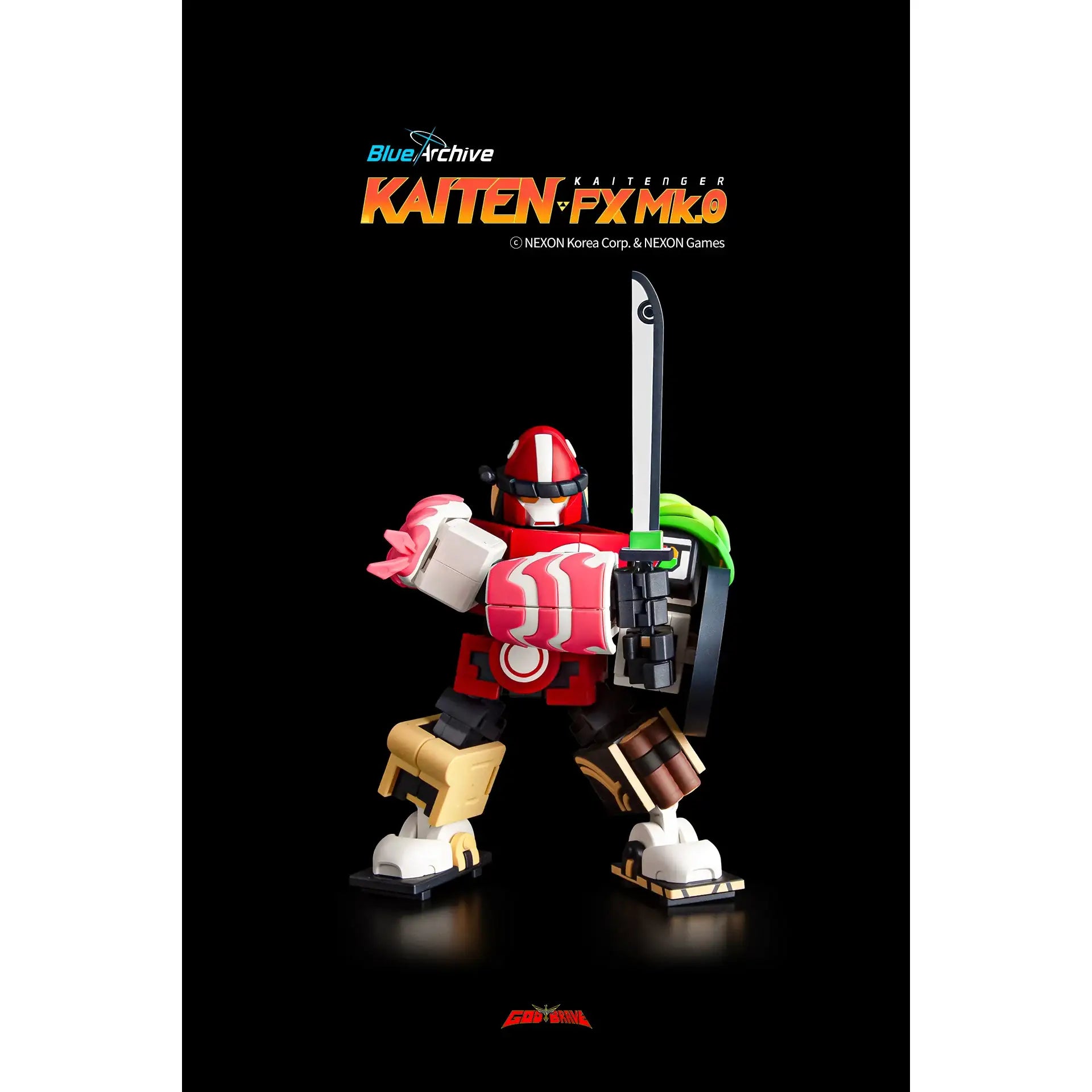 Blue Archive x GODBRAVE - KAITEN FX Mk. 0 Assembly Model - Blue Archive x GODBRAVE - Home & Living, Accessories - Harumio