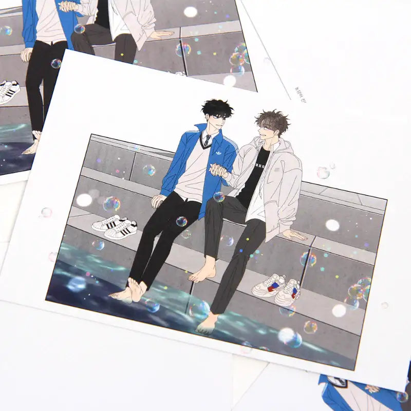 Serious Joke - Juicy Youth Postcard Set - Webtoon Shop - Postcards - Harumio