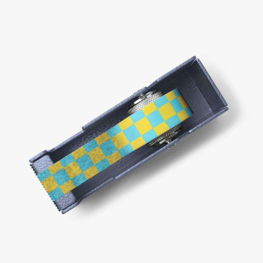 BITE STUDIO - Yellow & Mint Checker Masking Tape - Marpple Shop - Masking Tape - Harumio