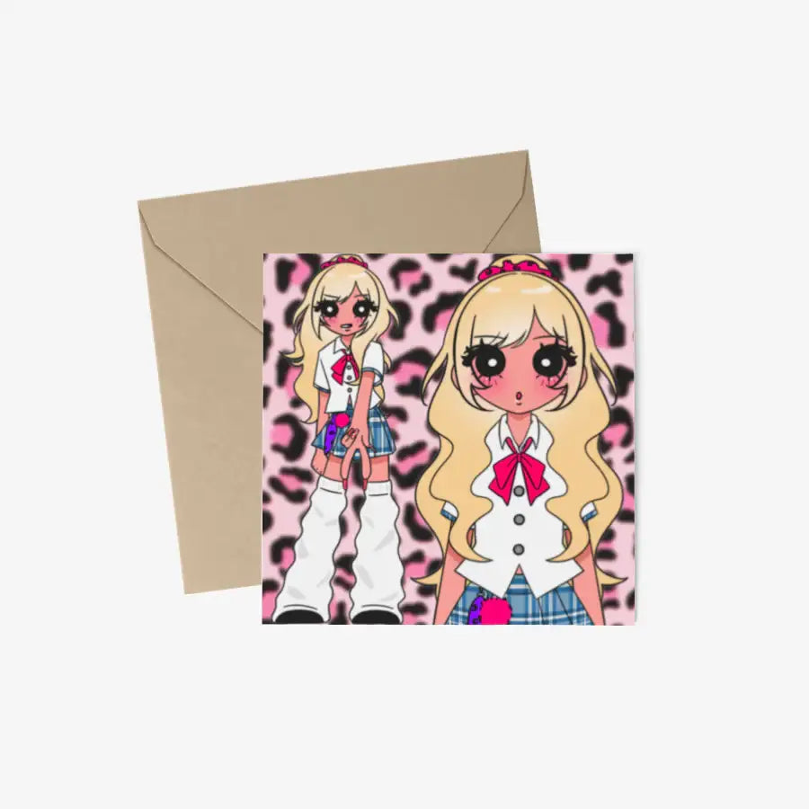 Mimpangji - Chorits Gyaru Postcard & Envelope Set - Marpple Shop - Postcard - Harumio