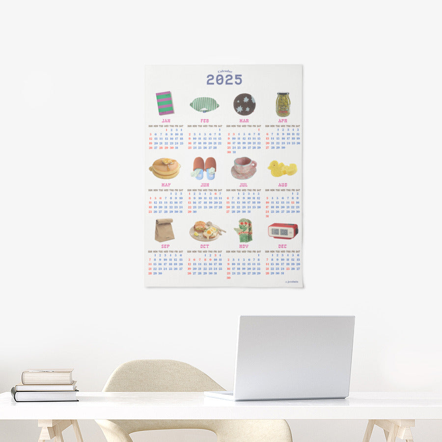 Jseolmin - 2025 Calendar Fabric Poster - Marpple Shop - Poster - Harumio