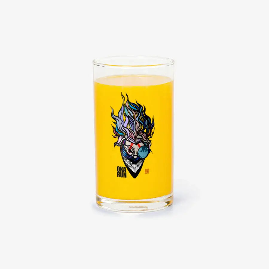 Miki Cat - Dandadan Okarun Glass Cup - Marpple Shop - Glass Cup - Harumio