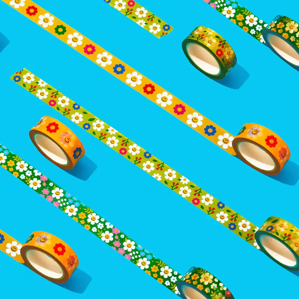 Wiggle Wiggle - Spring Garden Masking Tape 3 Types SET - Wiggle Wiggle - Masking Tape - Harumio