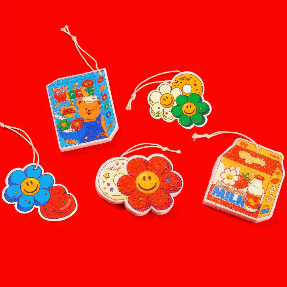 Wiggle Wiggle - Cereal Pulp Cleaning Sponge - Wiggle Wiggle - Home & Living, Accessories - Harumio