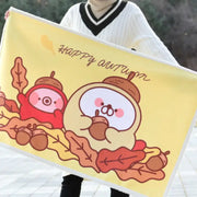 Fri - Fleece Lap Blanket - Soone Content - Fleece Blanket - Harumio