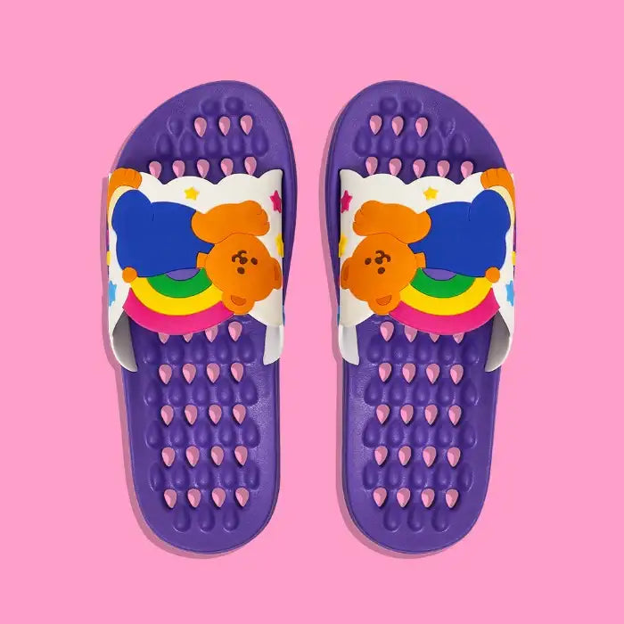 Wiggle Wiggle - Cloud Bear Bathroom Slippers - Wiggle Wiggle - Slippers - Harumio