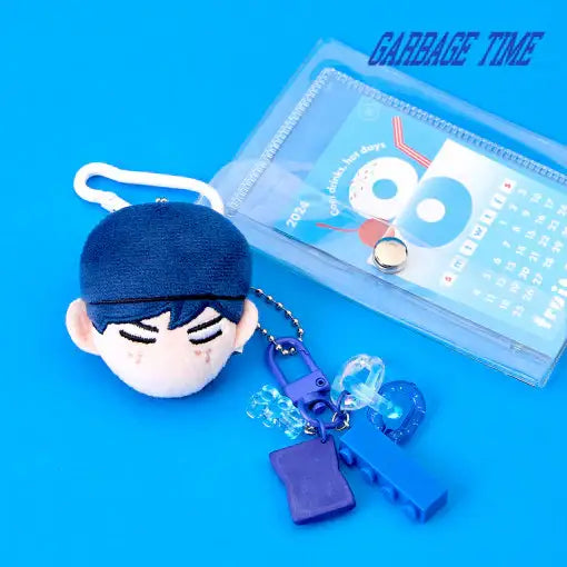 Garbage Time - Jakppung Face Keyring - Webtoon Friends - Keyring - Harumio