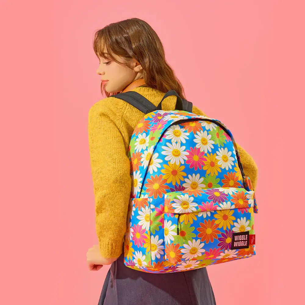 Wiggle Wiggle - Hawaiian Flower Pattern Backpack - Wiggle Wiggle - Backpack - Harumio