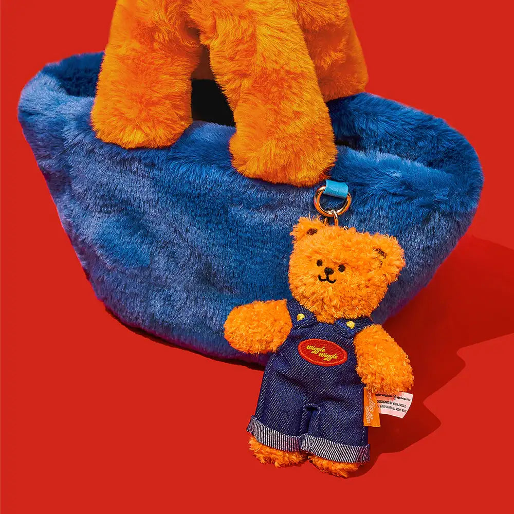 Wiggle Wiggle - Bear Toy Keyring - Wiggle Wiggle - Keyring - Harumio