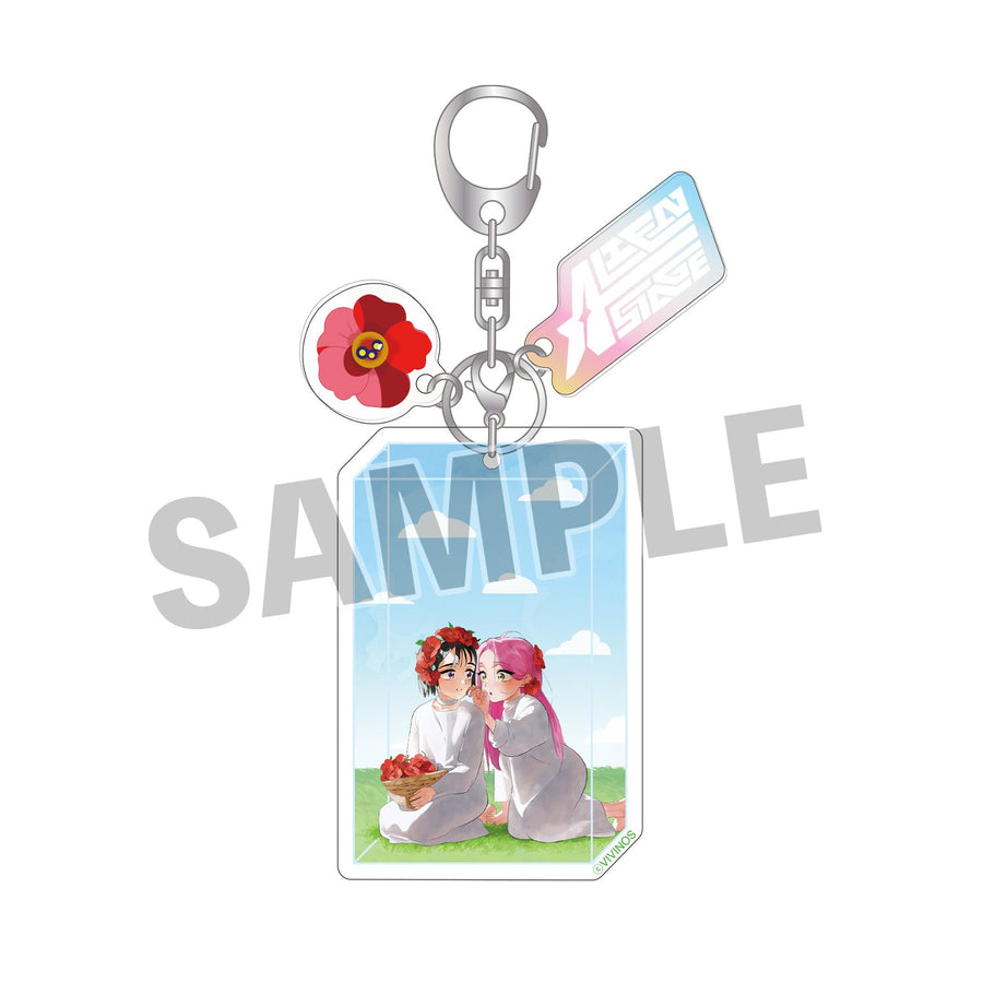 ALIEN STAGE Alien Stage - Acrylic Charm Keyring - Super Groupies - Keyring - Harumio
