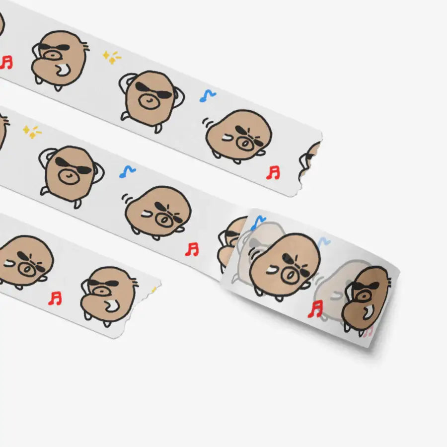 Soomooding - Bad Dancing Potato Masking Tape - Marpple Shop - Masking Tape - Harumio