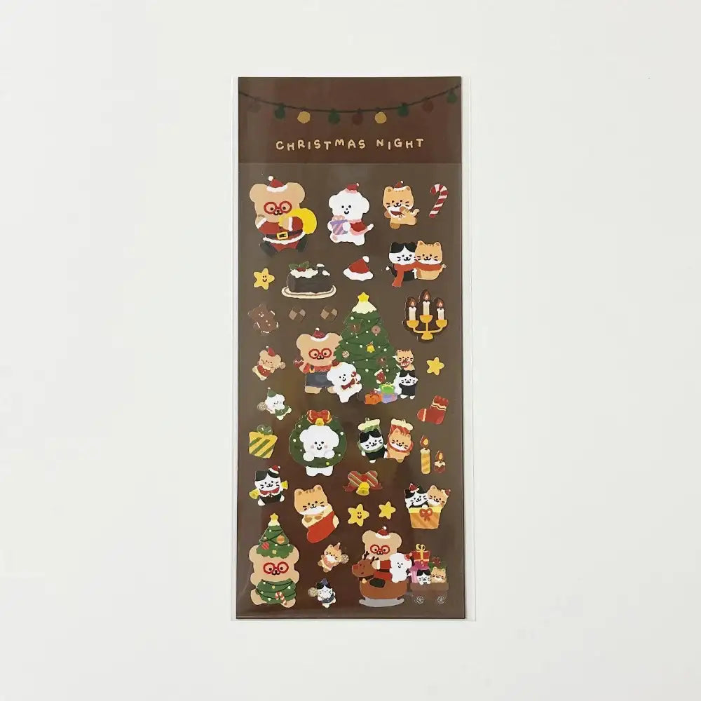 Teteum - Christmas Night Sticker - Teteum - Stationary - Harumio