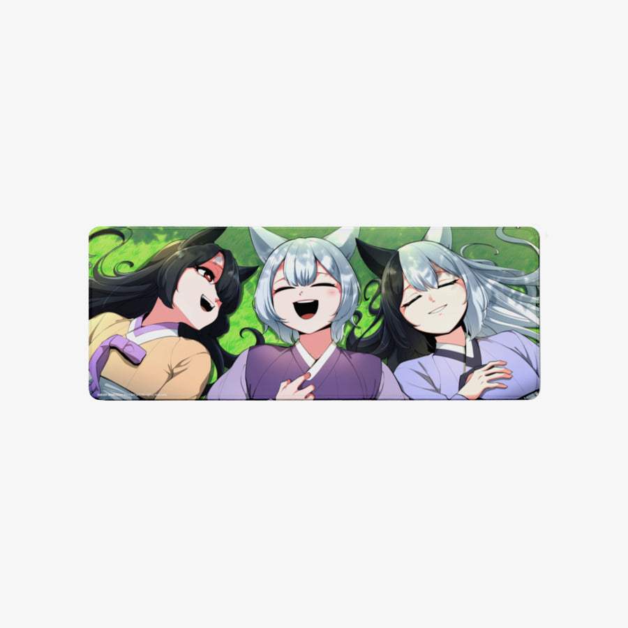 Fox Fox - The Fox Sisters Overlock Desk Pad - Marpple Shop - Desk Pad - Harumio