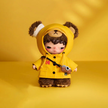 Hirono x Kodak - Raincoat Teddy Bear Keyring – Harumio