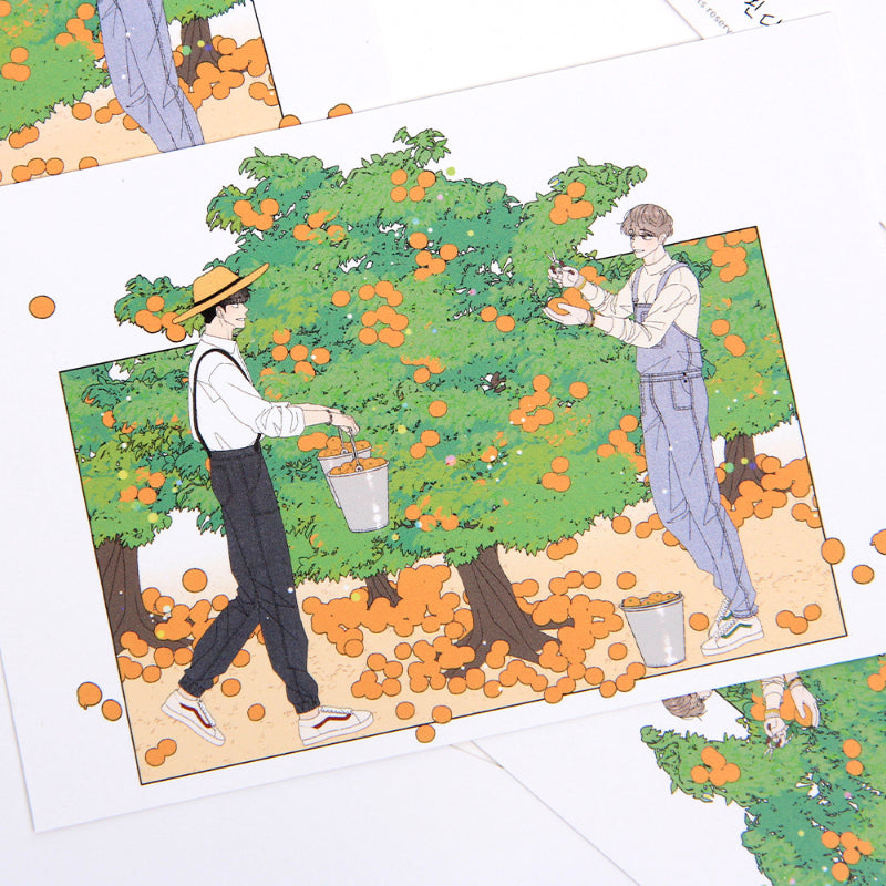 Serious Joke - Juicy Youth Postcard Set