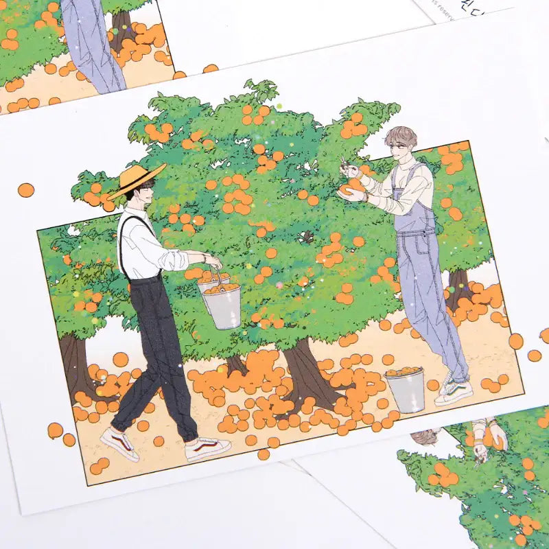 Serious Joke - Juicy Youth Postcard Set - Webtoon Shop - Postcards - Harumio