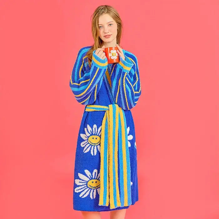 Wiggle Wiggle - Classic Smile Lounge Robe - Wiggle Wiggle - Robe - Harumio