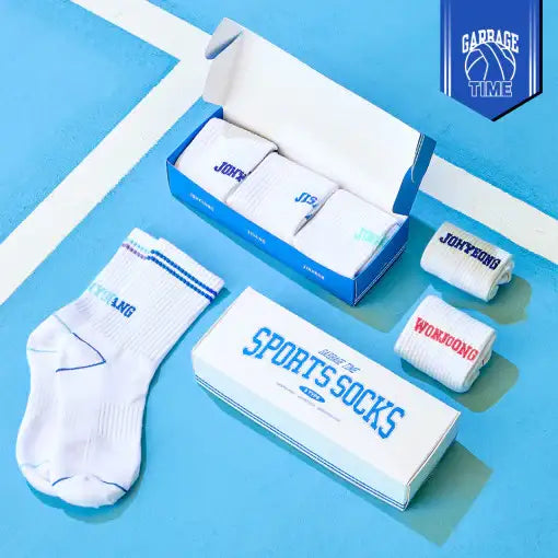Garbage Time - Sports Mid Calf Socks Set - Webtoon Friends - Socks - Harumio