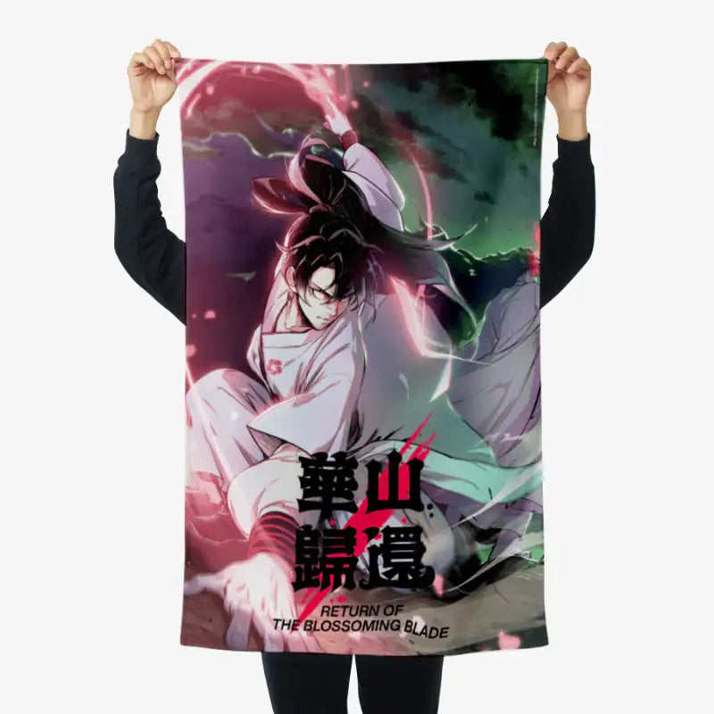 Return of the Blossoming Blade - Vertical Fabric Poster (M) - Marpple Shop - Fabric Posters - Harumio