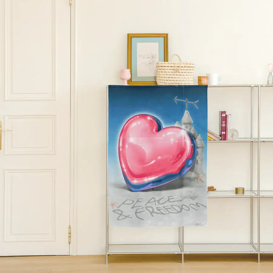 NOW IN PEACE Studio - Peace & Freedom Fabric Poster - Marpple Shop - Fabric Poster - Harumio