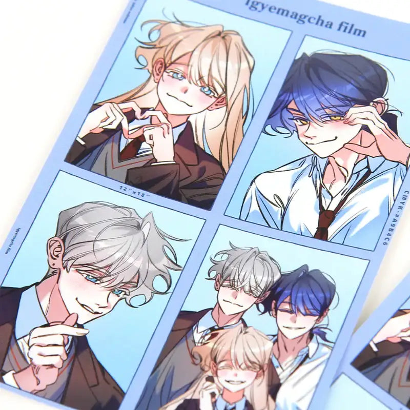 The Last Train of the Season - 4 Cut Photo - Webtoon Shop - Photos - Harumio