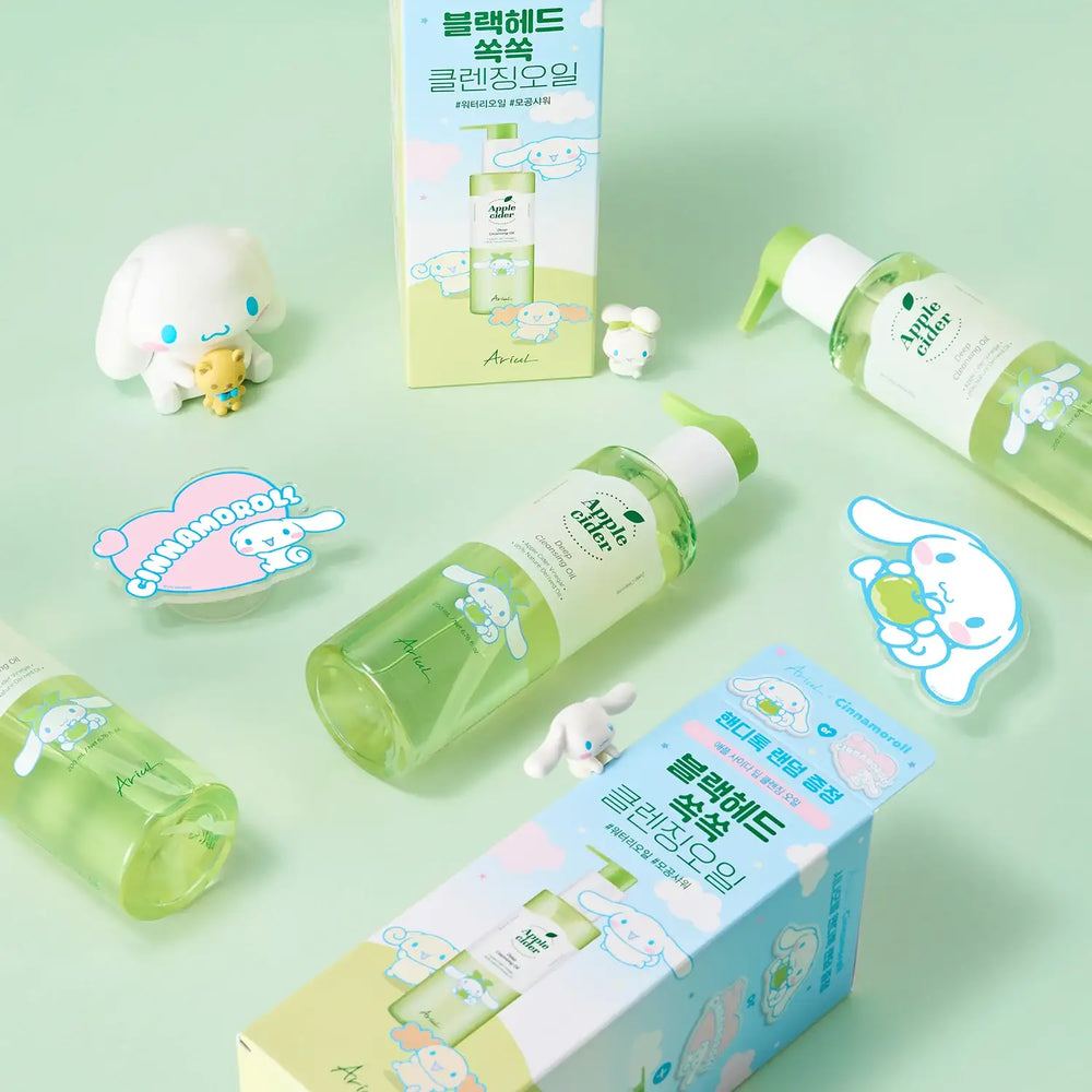 Ariul x Cinnamoroll - Apple Cider Deep Cleansing Oil - Ariul x Cinnamoroll - Facial Cleansers - Harumio