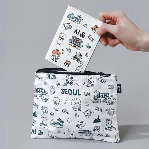 BT21 - Seoul Edition Pouch - Line Friends - Pouch - Harumio
