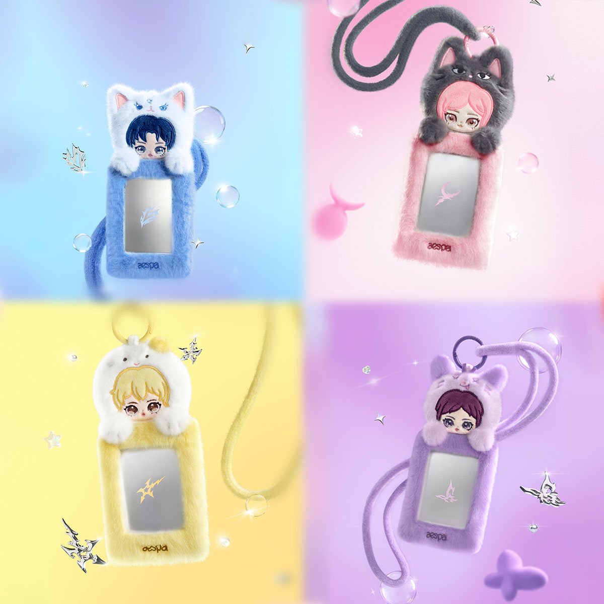 Aespa x PopMart: Fluffy Club Series: Card Holder