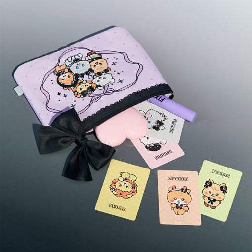 Line Friends - (G)I-DLE Minini Flat Pouch - Line Friends - Pouch - Harumio