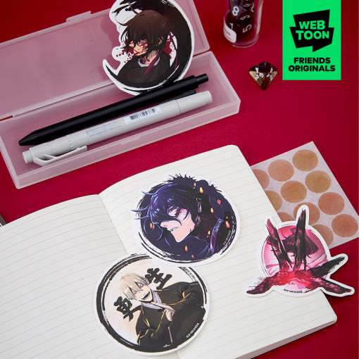 Return of the Mad Demon - Sticker Pack - Webtoon Friends - Sticker - Harumio