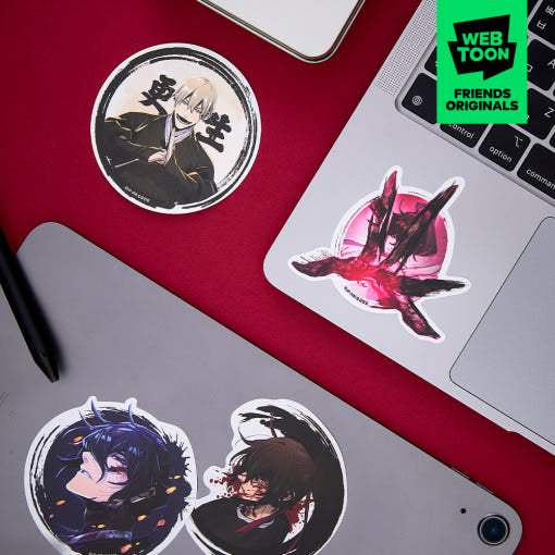 Return of the Mad Demon - Sticker Pack - Webtoon Friends - Sticker - Harumio