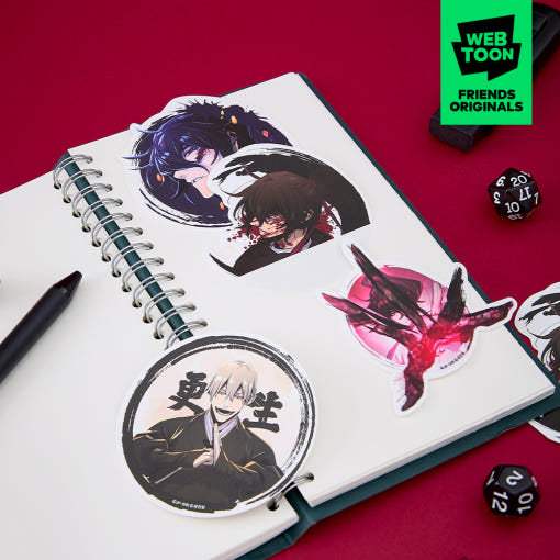 Return of the Mad Demon - Sticker Pack - Webtoon Friends - Sticker - Harumio