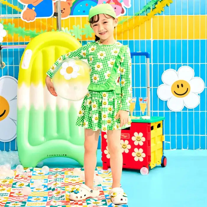 Wiggle Wiggle x Childy - Ruffle Dress Swimsuit Set - Wiggle Wiggle - Swimwear - Harumio